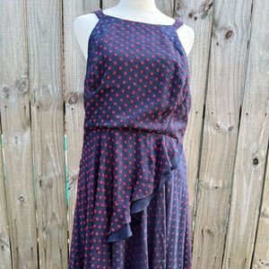 Eva Franco Maryanne Dress-Navy/Red Dot